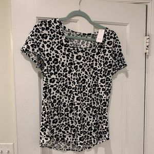 Leopard Print Tee